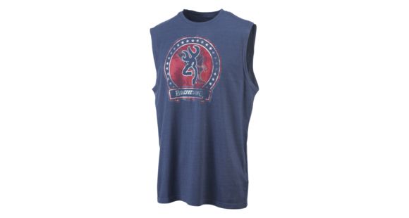 Image of Browning Casual Youth Clark Muscle T-Shirt - Men's, Crown Blue, Small, A000238540102