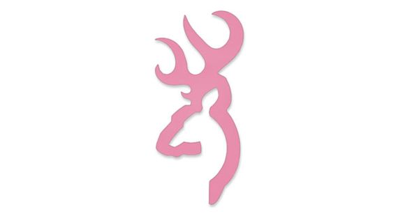 Image of Browning Decal,Buckmark, 12in. Pink 3922004111