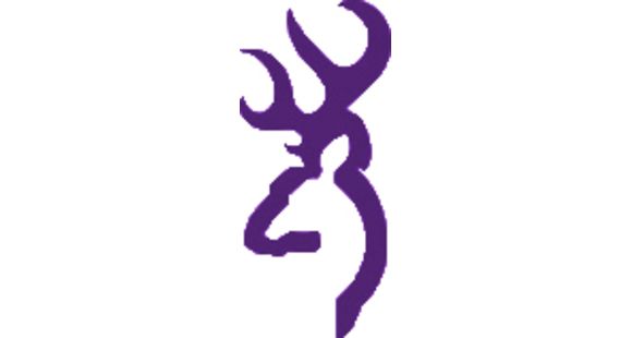 Image of Browning Decal, Buckmark, 6 inch Purple 3922009616