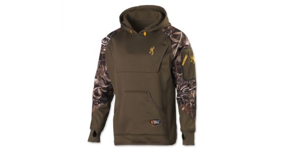 Image of Browning Dirty Bird Smoothbore Fleece Hoodie,Real-Tree Max 5,Small 3016237601