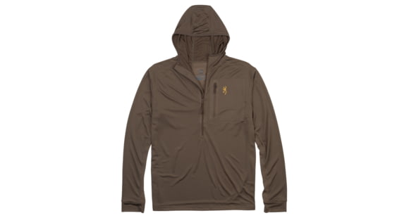 Image of Browning Early Season Hooded Shirt - Mens, Major Brown, Small, 3010829801