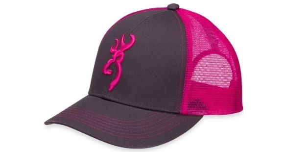Image of Browning Flashback Cap,Charcoal/Neon Pink 308177771