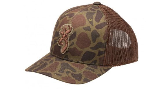 Image of Browning Flashback Cap, Green Camo, One Size, 308038641