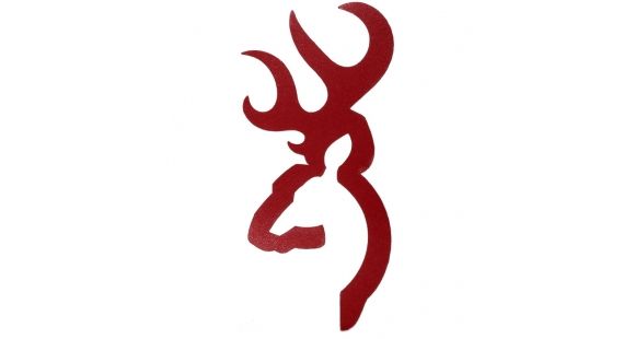 Image of Browning Decal, Buckmark 6 inch Reflective Red