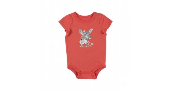 Image of Browning Girls Chipmunk Bodysuit, Hot Coral, 6 Months, A000010960503
