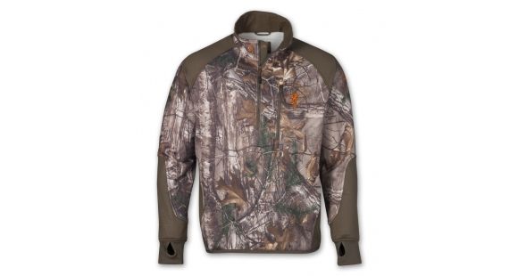 Image of Browning Hells Canyon Jacket, HC Performance FLC 1/4 Zip MOINF, XL 3045842004