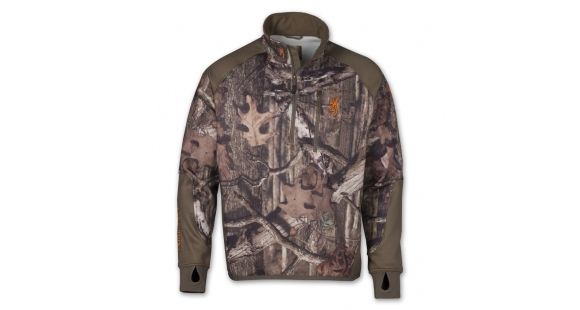 Image of Browning Hells Canyon Jacket, HC Performance FLC 1/4 Zip RTX, S 3045842401