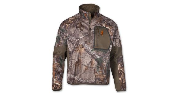 Image of Browning Hells Canyon Jacket, HC Ultra-Lite 1/4 Zip RTX, 2XL 3045832405