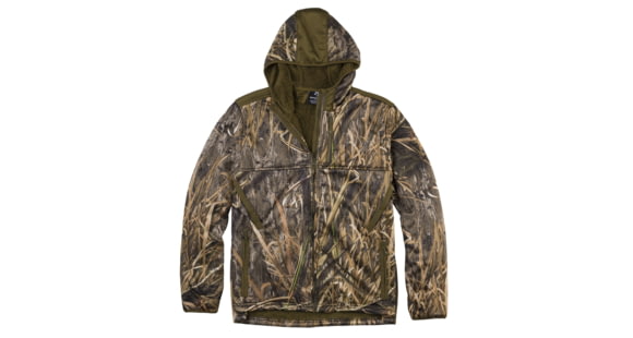 Image of Browning High Pile Hooded Jacket - Mens, Mossy Oak Shadow Grass Habitat, XL, 3045465904