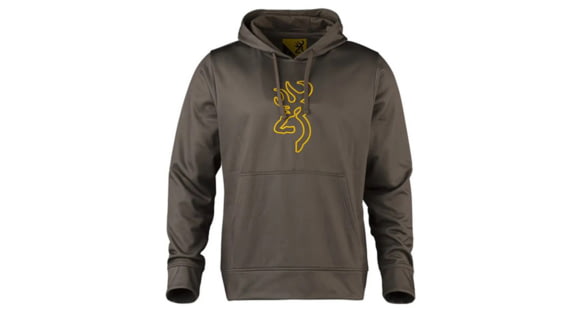 Image of Browning Long Sleeve Tech Hoodie - Men's, Brown, 3XL, 3011889806