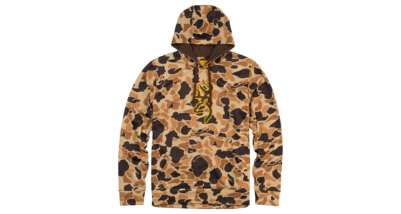 Image of Browning Long Sleeve Tech Hoodie - Men's, Vintage Tan, Medium, 3011881202