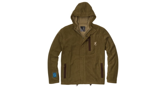 Image of Browning Hydro-Fleece Jacket - Mens, Dark Olive, Large, 3041218403