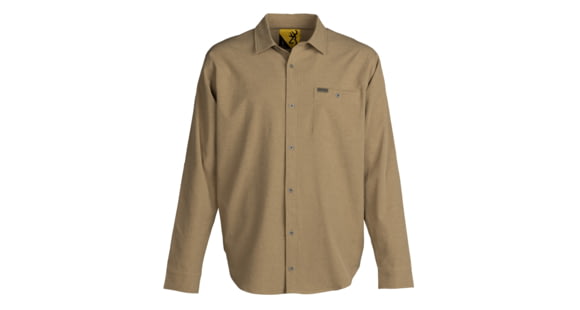 Image of Browning Lightweight Button Down Shirt - Men's, Tan, Large, 3012724803