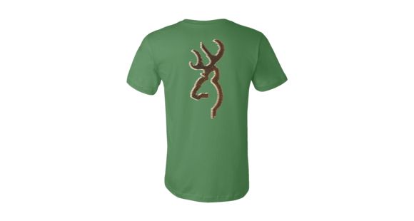 Image of Browning Men's Graphic 380 Buckmark Short Sleeve T-Shirt, Leaf, Extra Large, A000233930105