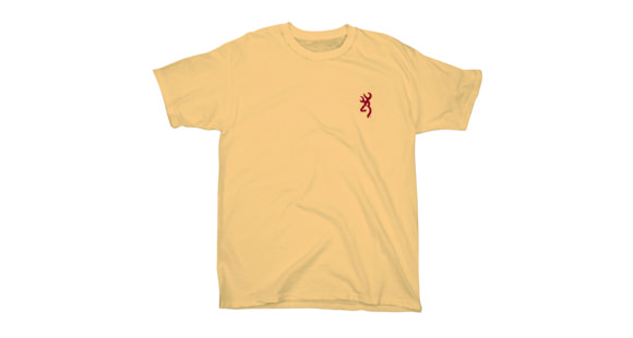 Image of Browning Mens Born and Bred S/S Tee, Yellow Haze, M BRD010062.018900.M