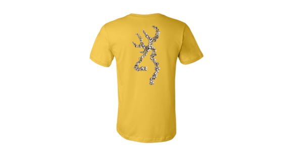 Image of Browning Men's Graphic Duck Band Buckmark Short Sleeve T-Shirt, Maize, Small, A000233670102