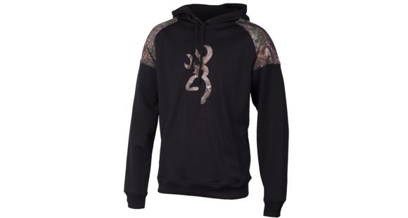 Image of Browning Mens Gauge Sweatshirt, Black, XL, BRI010030-099239-XL