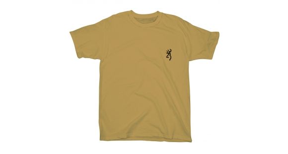 Image of Browning Mens The Best There Is S/S Tee, Old Gold, S BRD010045.164900.S