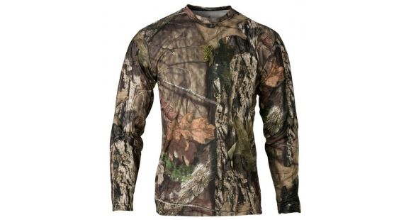 Image of Browning Men"s Wasatch Vapor Max Long Sleeve Shirt,Mossy Oak Break-Up Country,3XL 3018820306