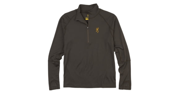 Image of Browning Merino 1/4 Zip Shirt - Mens, Major Brown, 3XL, 3010939806