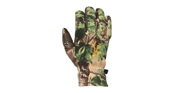 Image of Browning Muted Fleece Gloves, RTAPS Camo, Extra Large, 3070292104