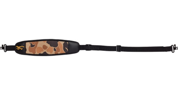 Image of Browning Neoprene Waterfowl Sling w/Metal Swivels, Vintage Tan Camo, 12201128