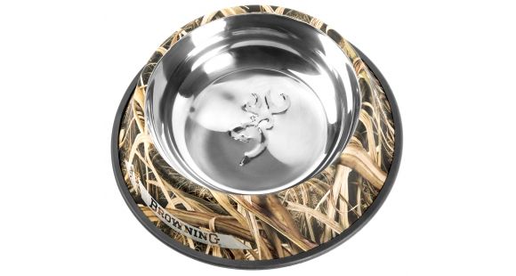 Image of Browning Pet Dish, Stainless,11in,Blades, Mossy Oak Blades, Extra Large BPT4002