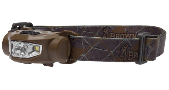 Image of Browning Range Wide Angle Plus LED Headlamp, AA, White, 200 Lumen, Burnt Bronze, 3713051