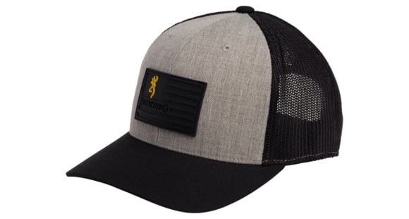 Image of Browning Recon Flag Cap - Mens, Gray, One Size, 308033691