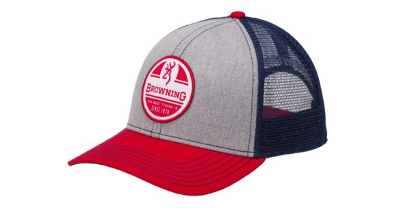Image of Browning RWB Cap, Red/Gray, One Size, 308274651
