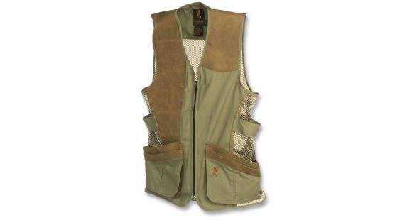 Image of Browning Santa Fe Pro Shooting Vest, Sage/Oak, S 3050415401