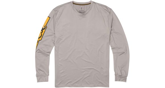 Image of Browning Shirt Sun Long Sleeve Lt - Men's, Light Grey/Gold, 2XL, 3010634905