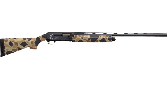 Image of Browning Silver Field 3.5in Field Semi-Auto Shotgun, 12 Gauge, 28 inch Barrel, Synthetic Black/Vintage Tan Stock, Black, 11431204