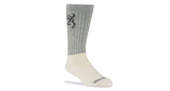 Image of Browning Socks Mens Heavyweight Big Bertha Monument, Monument Gray, L A000260300104