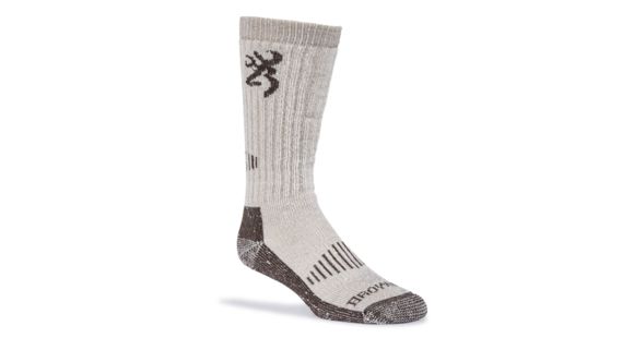 Image of Browning Socks Mens Heavyweight Tall Merino Sock, Timber Brown, L A000260120204