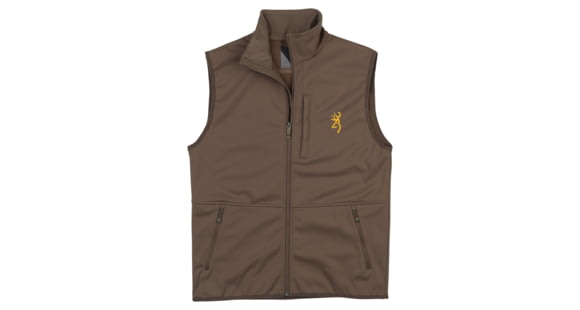 Image of Browning Soft Shell Vest - Mens, Major Brown, Large, 3053109803