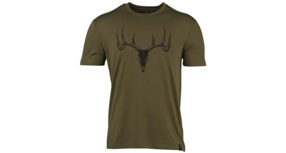Image of Browning Whitetail Logo SS Perf Camp Shirt - Men's, Green, 2XL, 3014786405