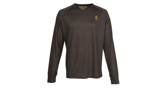 Image of Browning Tech Long Sleeve T-Shirt - Mens, 3XL, Major Brown, 3011749806