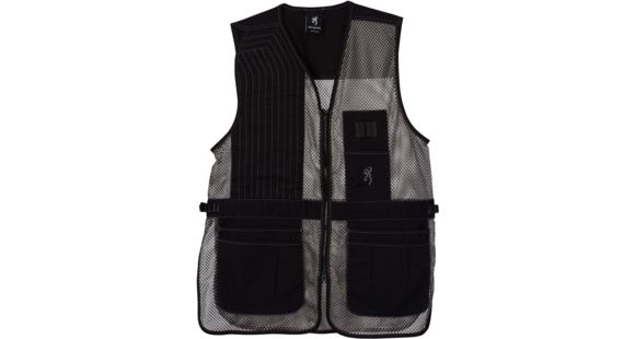 Image of Browning Trapper Creek Vest, Black/Gray, M, 3050269902