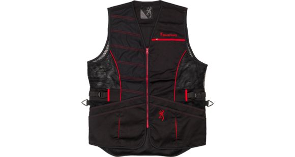 Image of Browning Trapper Creek Vest - WoMen's, Black/Red, 2XL, 3050457105