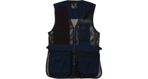 Image of Browning Trapper Creek Vest - Women's, Navy/Black, S, 3050269501