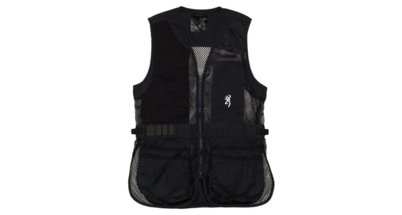 Image of Browning Trappercreek Shooting Vest - Women's, Navy, XL, 3050699504