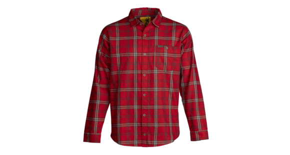 Image of Browning Upland Flannel Shirt - Men's, Red, Small, 3012736101