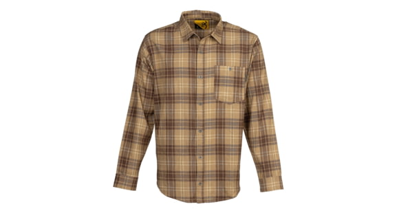 Image of Browning Upland Flannel Shirt - Men's, Tan, Medium, 3012734802