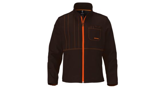 Image of Browning Upland Shell Jacket - Men's, Chocolate/Blaze, Large, 3049679803