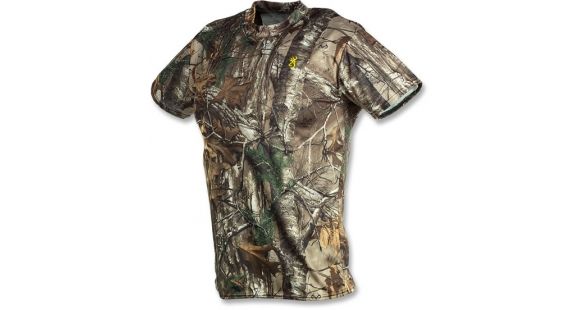 Image of Browning Vapor Max Short Sleeve T-Shirt, Mossy Oak Break-Up Infinity, 2XL 3011512005