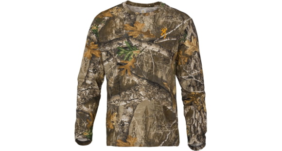 Image of Browning Wasatch-CB Long Sleeve T-Shirt, Rte, S, 3017826001