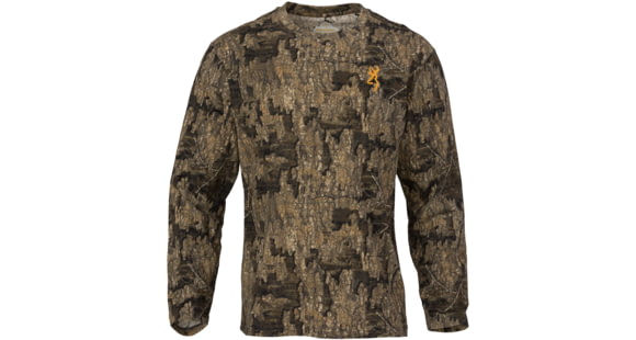 Image of Browning Wasatch-CB Long Sleeve T-Shirt, Timber, XL, 3017825704
