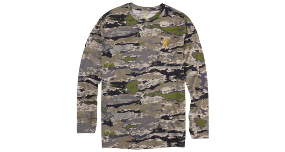 Image of Browning Wasatch Long Sleeve T-Shirt - Mens, Ovix, Small, 3017823401