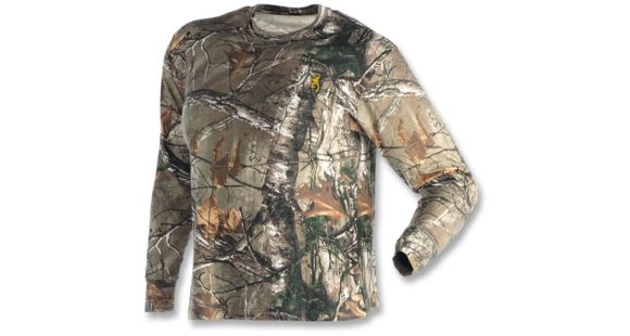 Image of Browning Hells Canyon Basics Long Sleeve T-Shirt, Realtree Xtra, XL 3015242404